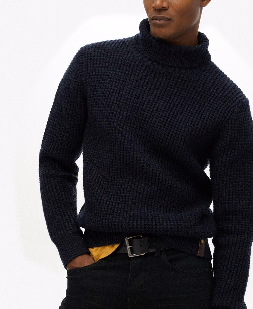 De Merchant Store - Trui met col en textuur