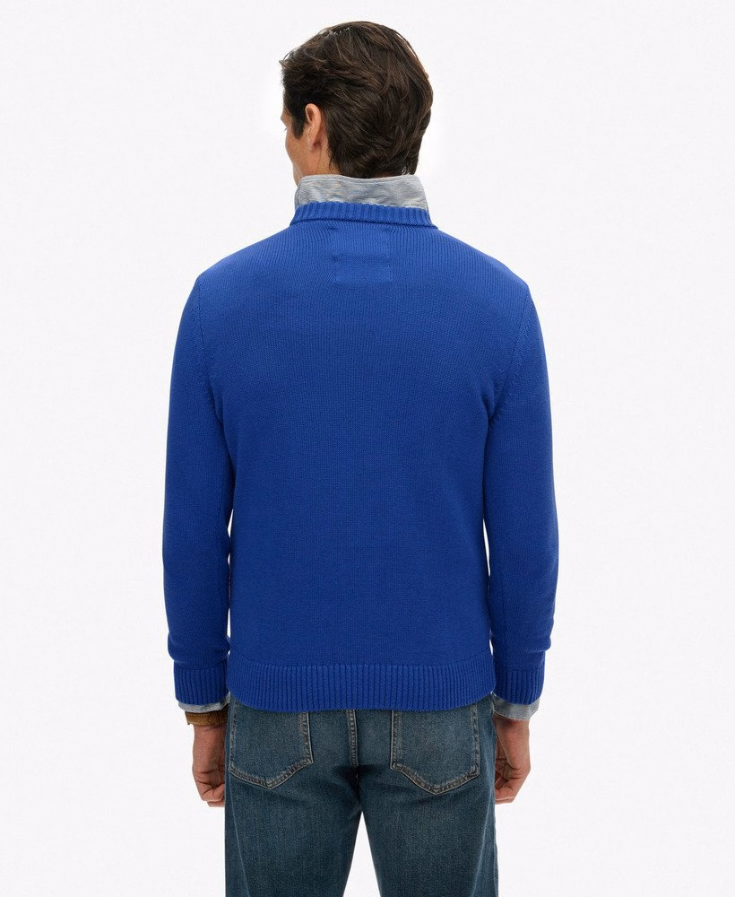 Preppy katoenen trui