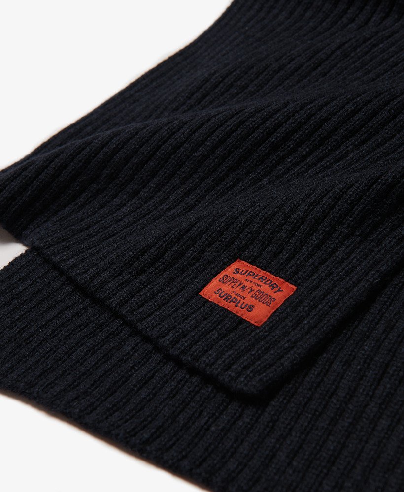 rkwear gebreide sjaal in eclipse navy