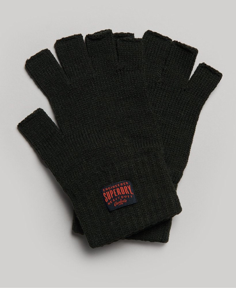 rkwear gebreide handschoenen in overtollige goederen olijfgroen