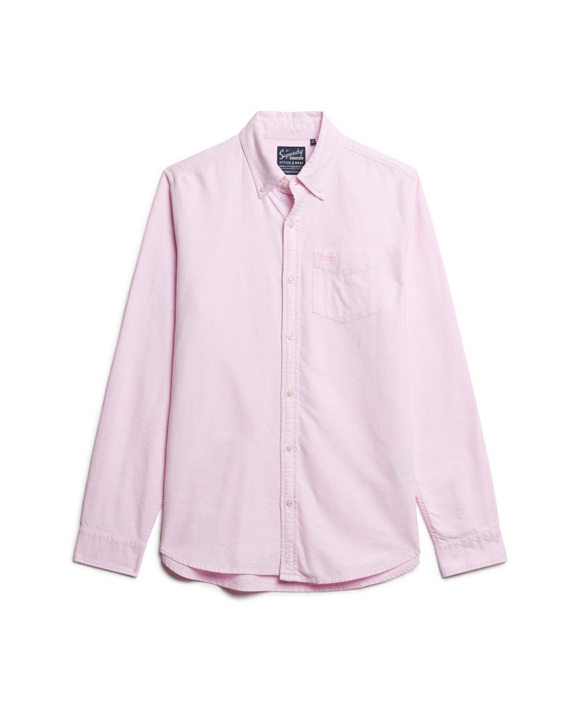 oxford overhemd met lange mouwen in city pink