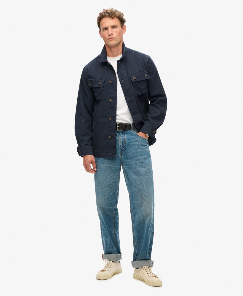 militair overshirtjack in eclipse navy