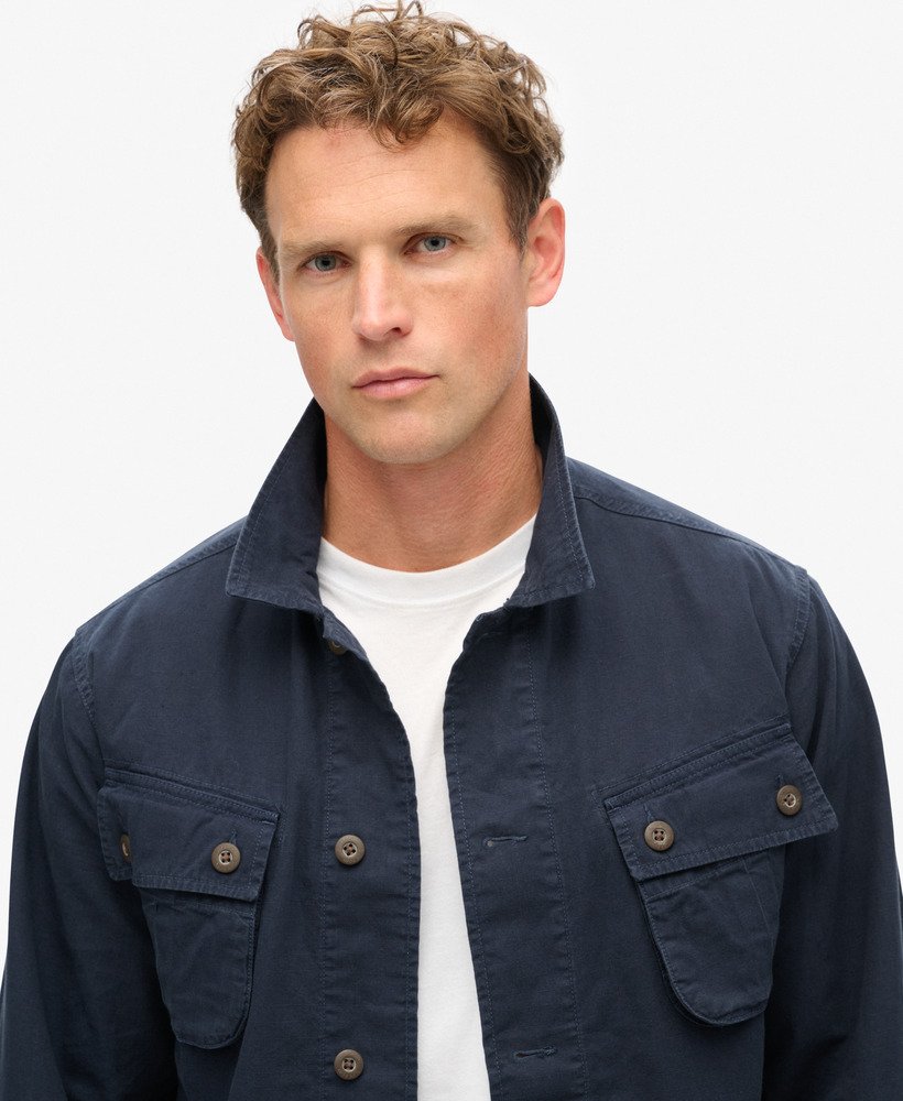 militair overshirtjack in eclipse navy