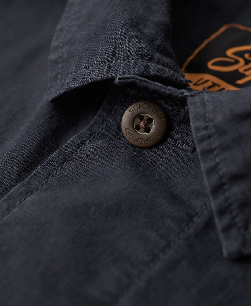 militair overshirtjack in eclipse navy