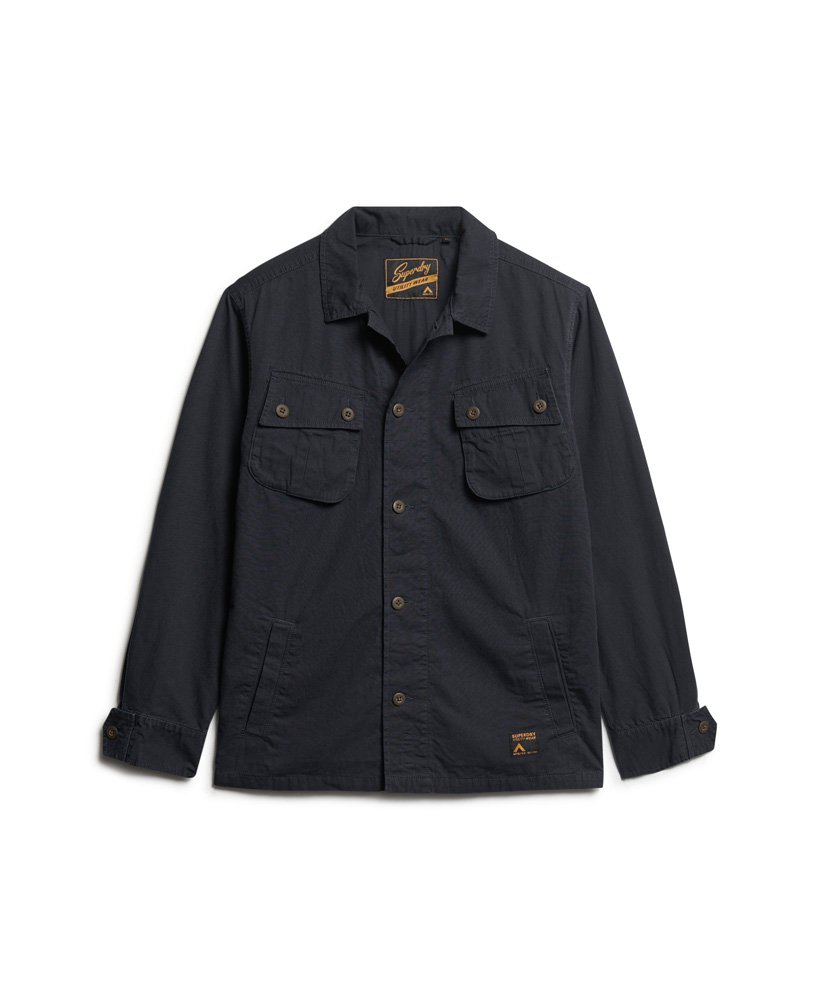 militair overshirtjack in eclipse navy