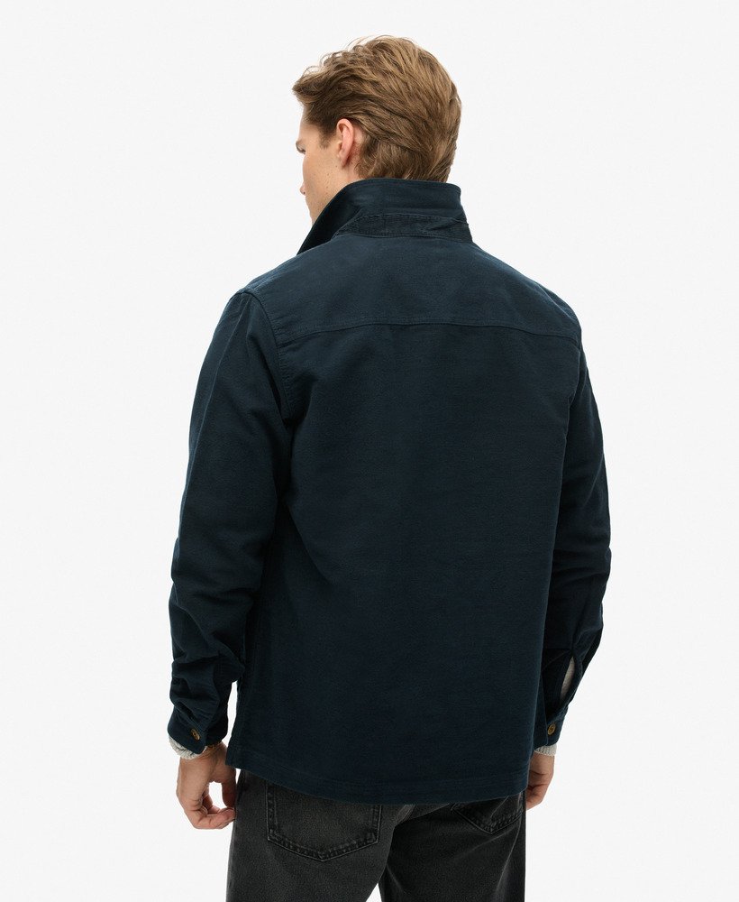 the merchant store - moleskin overshirt in eclipse navy