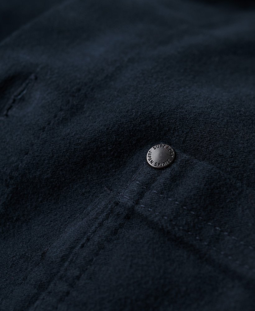 the merchant store - moleskin overshirt in eclipse navy