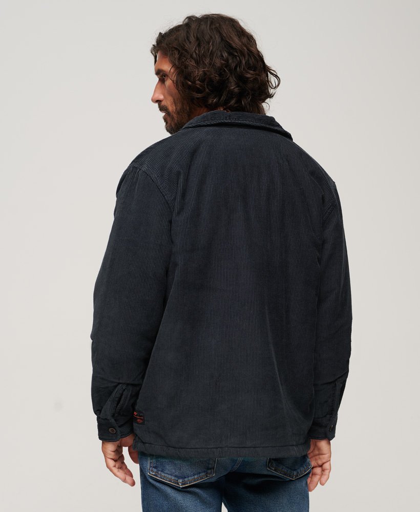 overhemd van corduroy uit de surplusvoorraad in eclipse navy