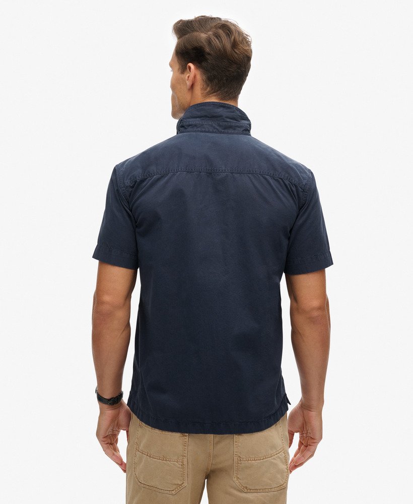 militair t-shirt met korte mouwen in eclipse navy