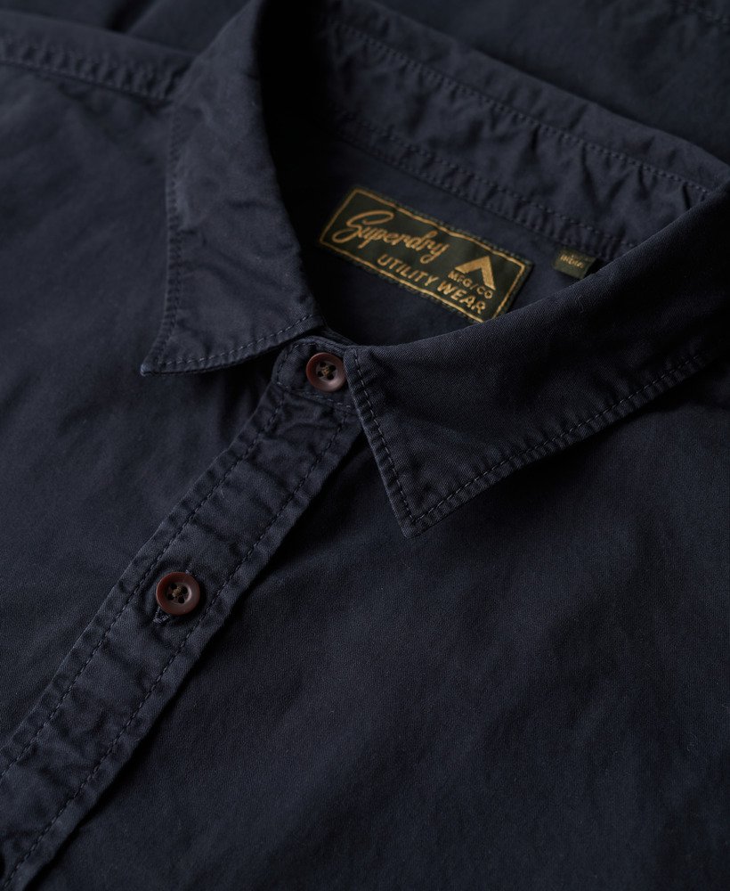 militair t-shirt met korte mouwen in eclipse navy