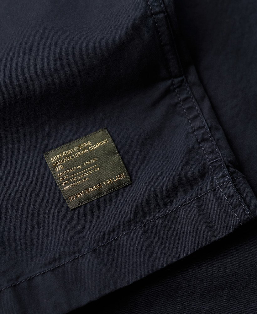 militair t-shirt met korte mouwen in eclipse navy