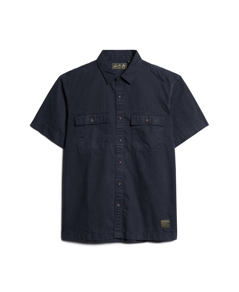 militair t-shirt met korte mouwen in eclipse navy