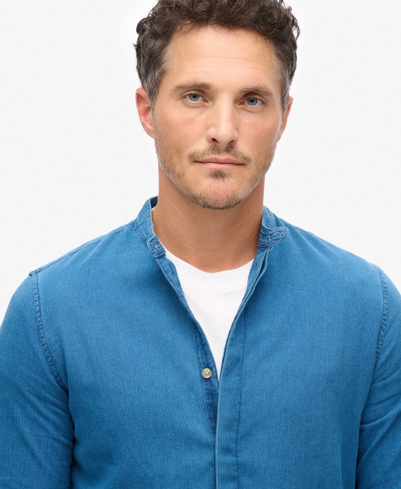 de merchant store - opa indigo shirt in heavy wash