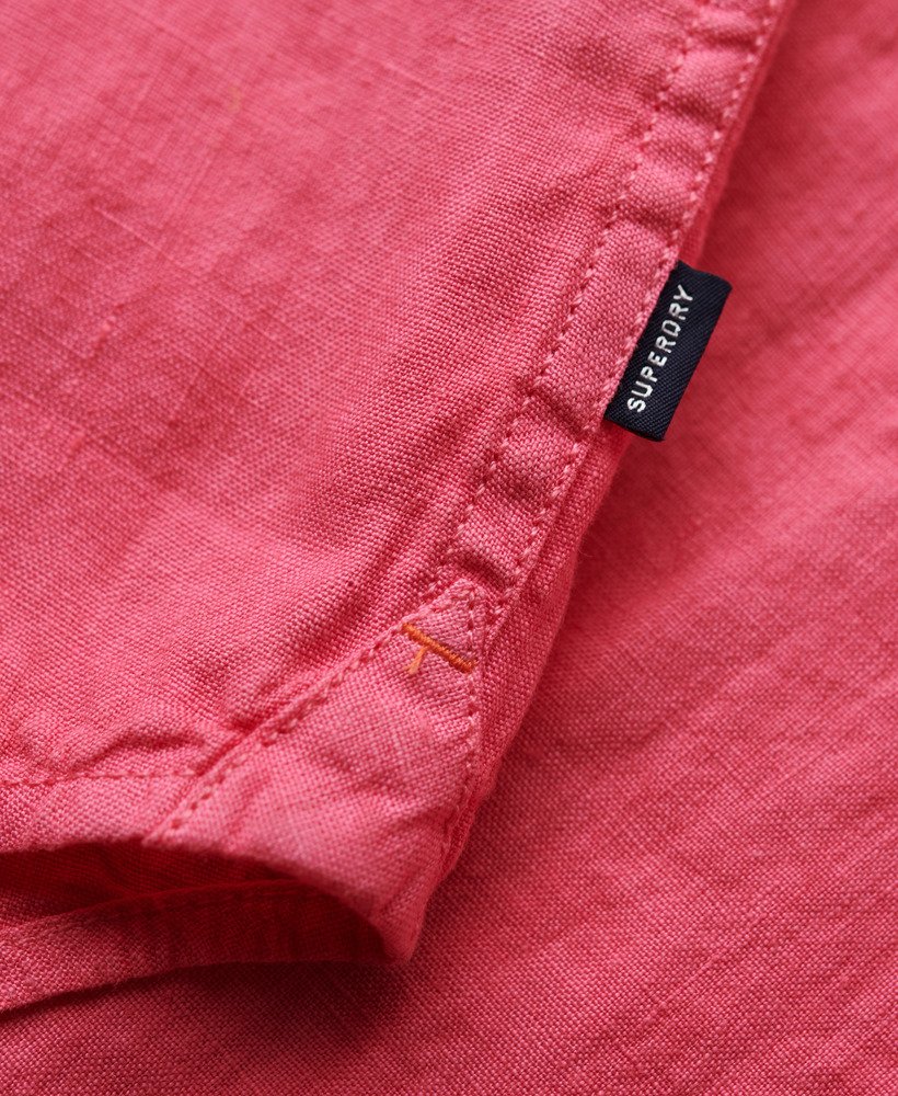 studios casual linnen overhemd in new house pink