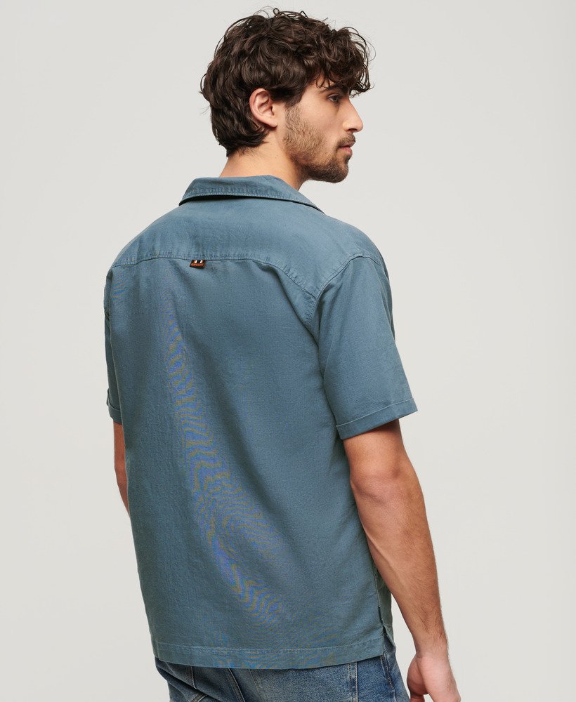 resort t-shirt met korte mouwen in lauren navy
