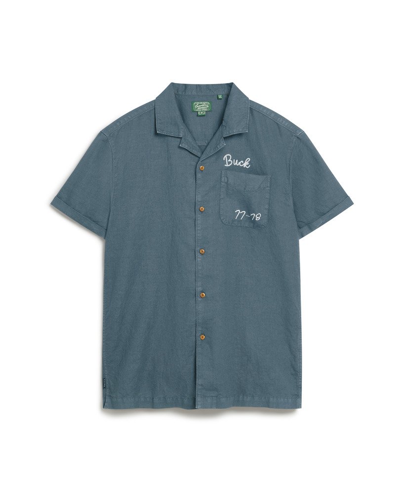 resort t-shirt met korte mouwen in lauren navy