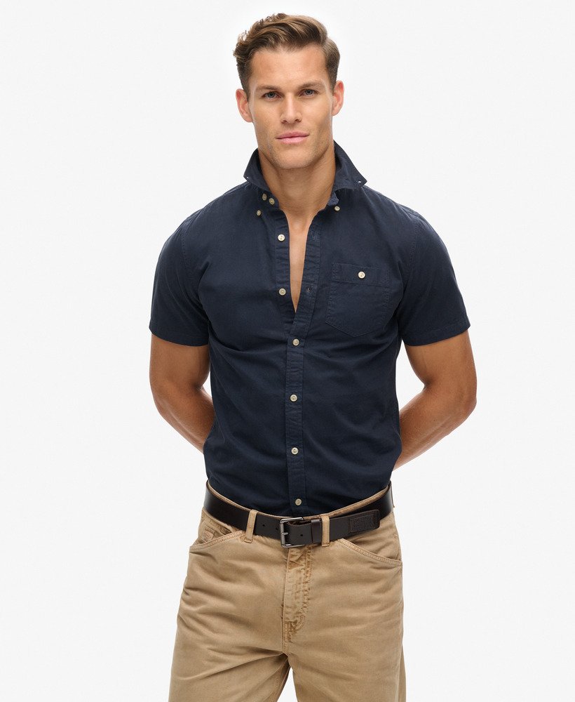the merchant store - shirt met korte mouwen in eclipse navy