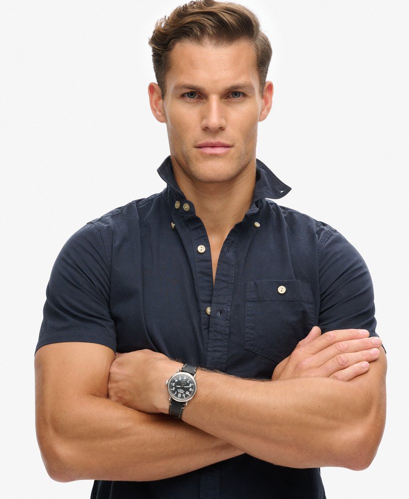 the merchant store - shirt met korte mouwen in eclipse navy