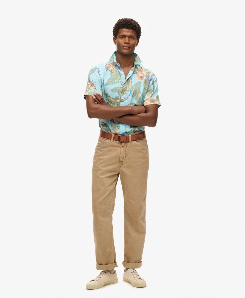 hawaiiaans shirt in eden hawaiian blue