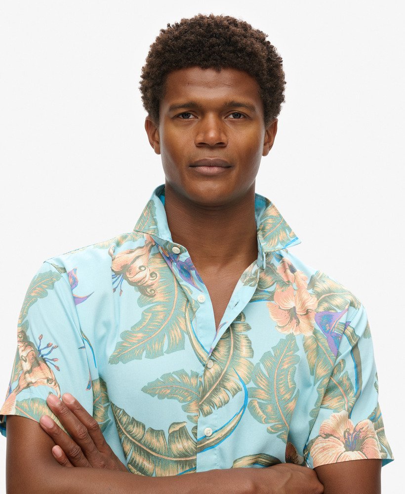 hawaiiaans shirt in eden hawaiian blue