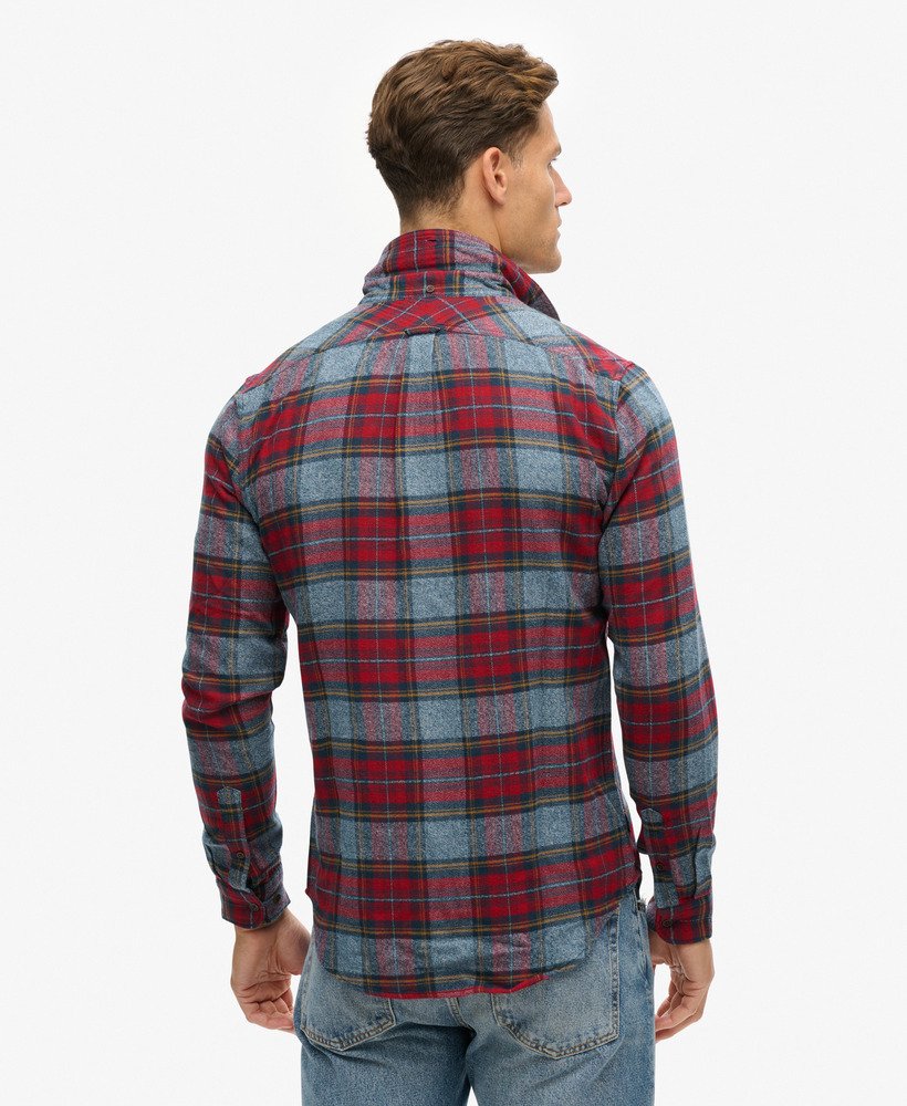 the merchant store - geruit overhemd in rood grindle check