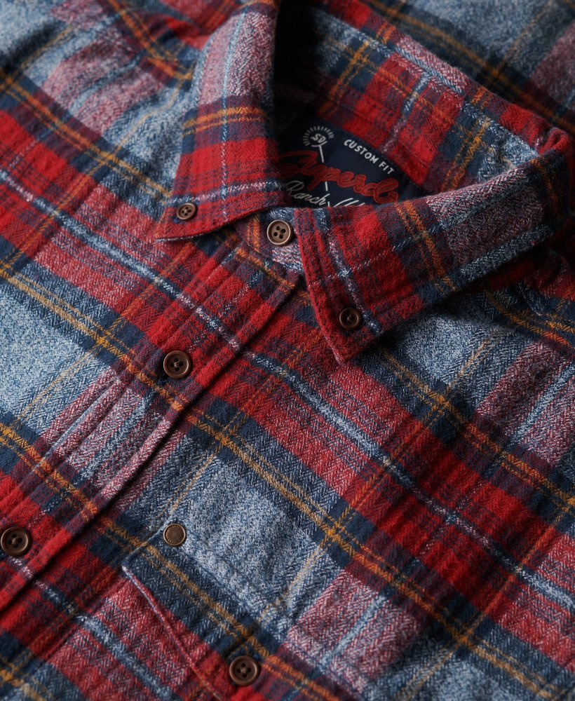 the merchant store - geruit overhemd in rood grindle check