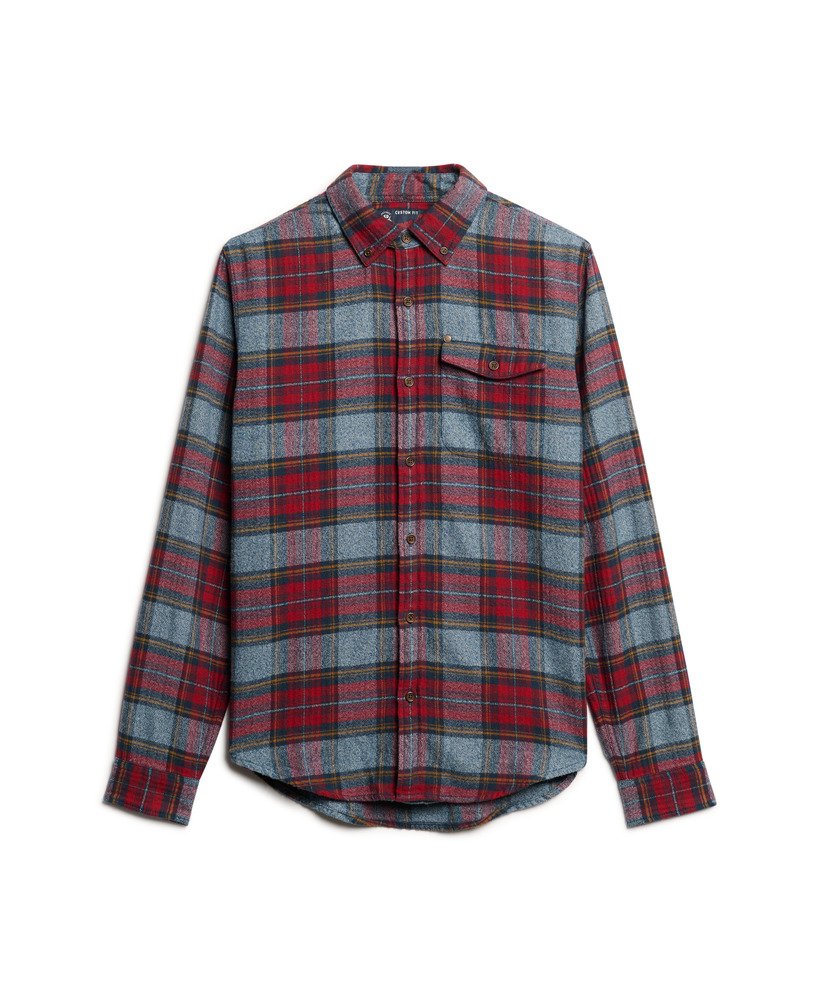 the merchant store - geruit overhemd in rood grindle check