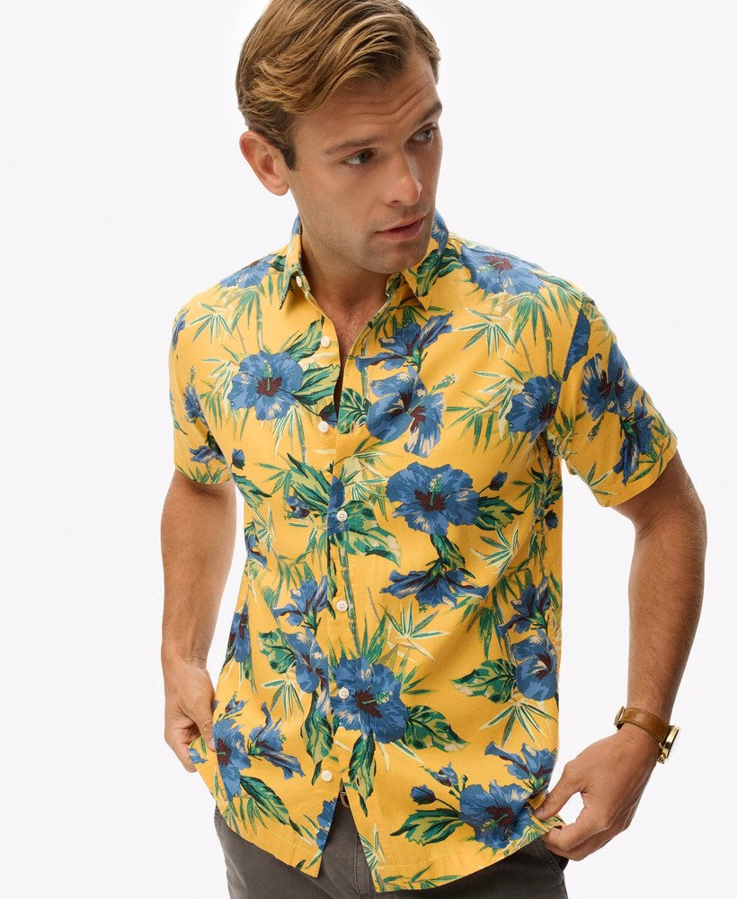 Hawaïaans bedrukt shirt