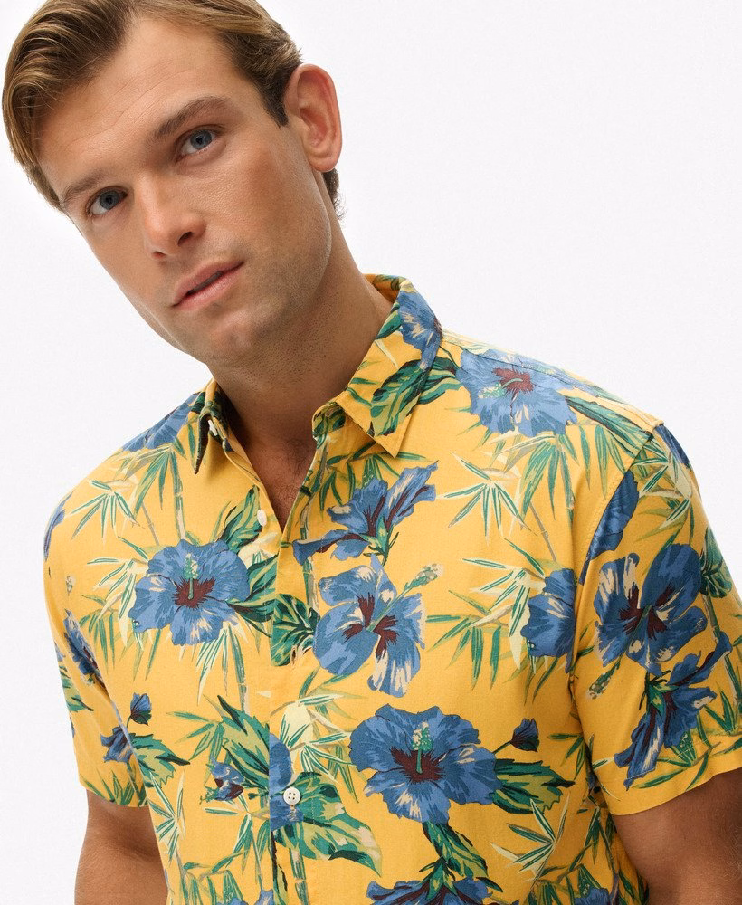 Hawaïaans bedrukt shirt