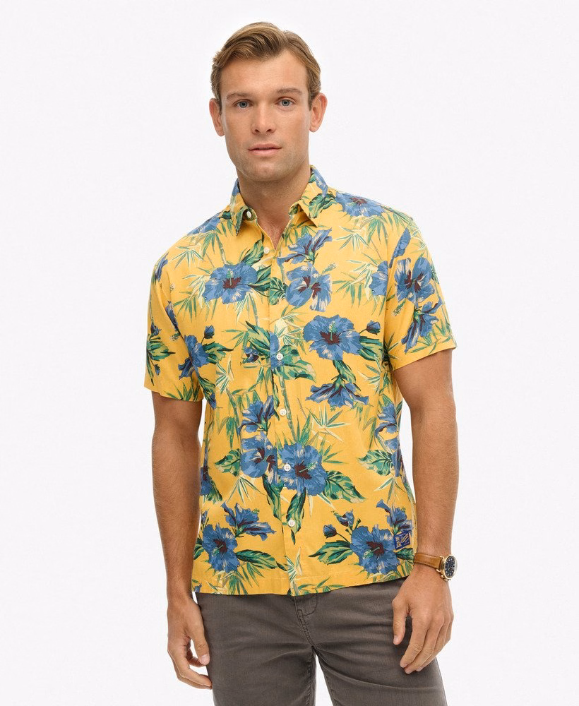 Hawaïaans bedrukt shirt