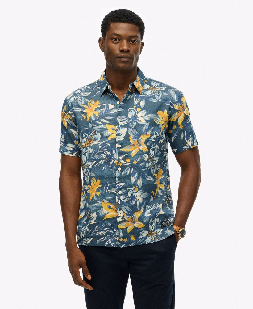 Hawaïaans bedrukt shirt