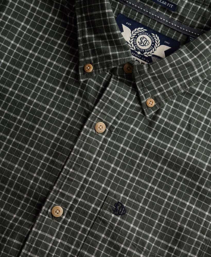 Premium geruit Oxford-shirt