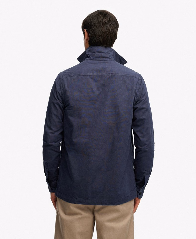Militair shirt met lange mouwen