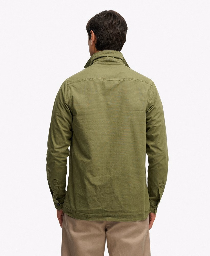 Militair shirt met lange mouwen