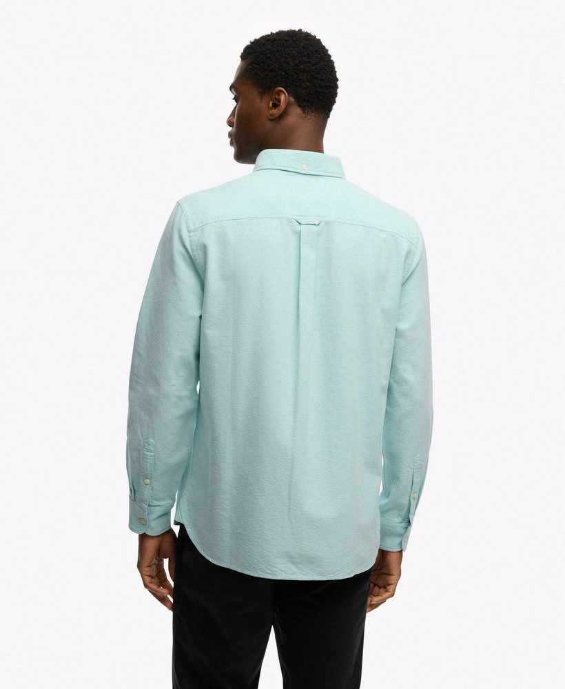 Preppy Oxford overhemd met lange mouwen