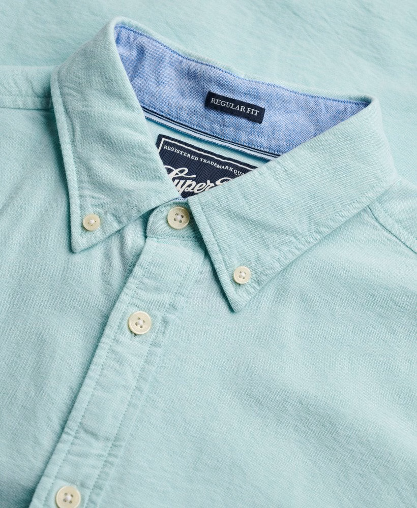 Preppy Oxford overhemd met lange mouwen