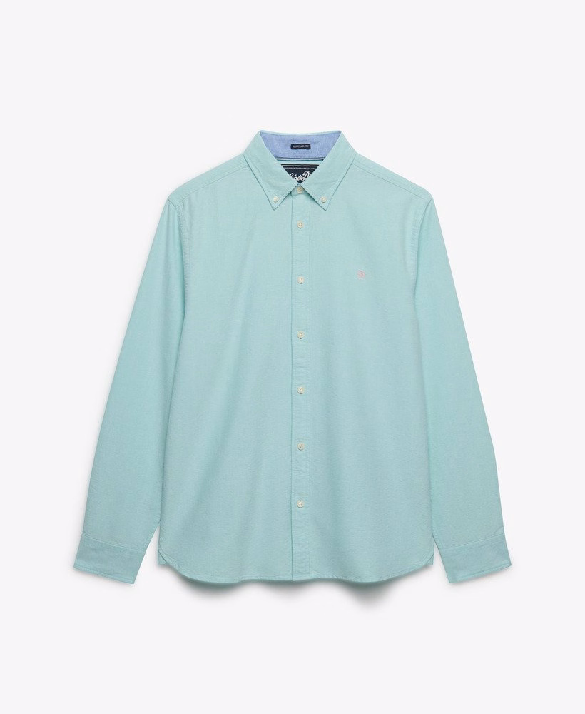 Preppy Oxford overhemd met lange mouwen