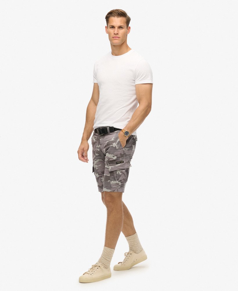 core cargo shorts in ijscamouflage