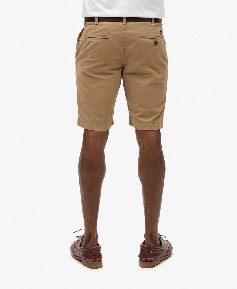 vintage chino shorts in woestijnbeige
