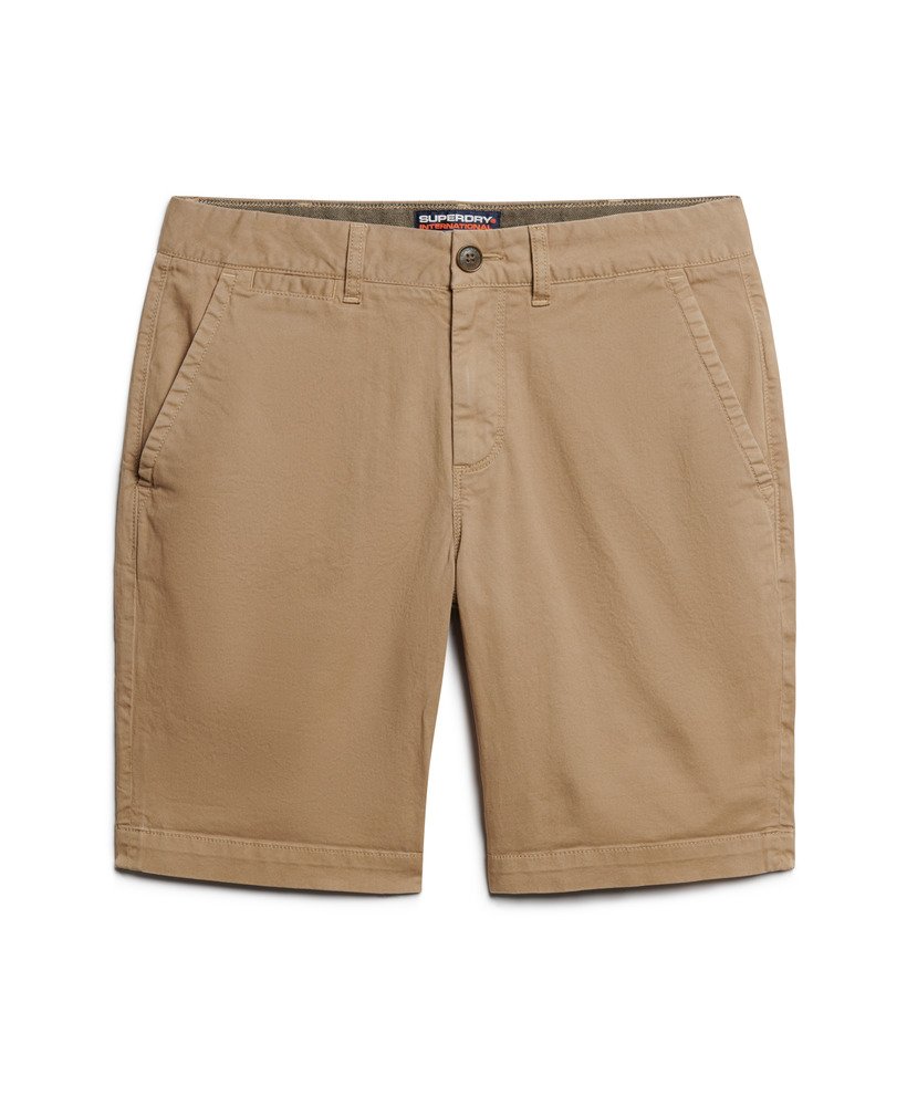 vintage chino shorts in woestijnbeige