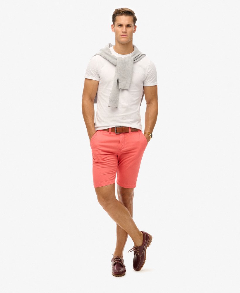 vintage chino shorts in maldivisch roze