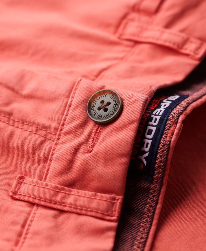 vintage chino shorts in maldivisch roze