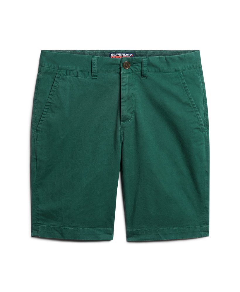 vintage chino shorts in turquoise