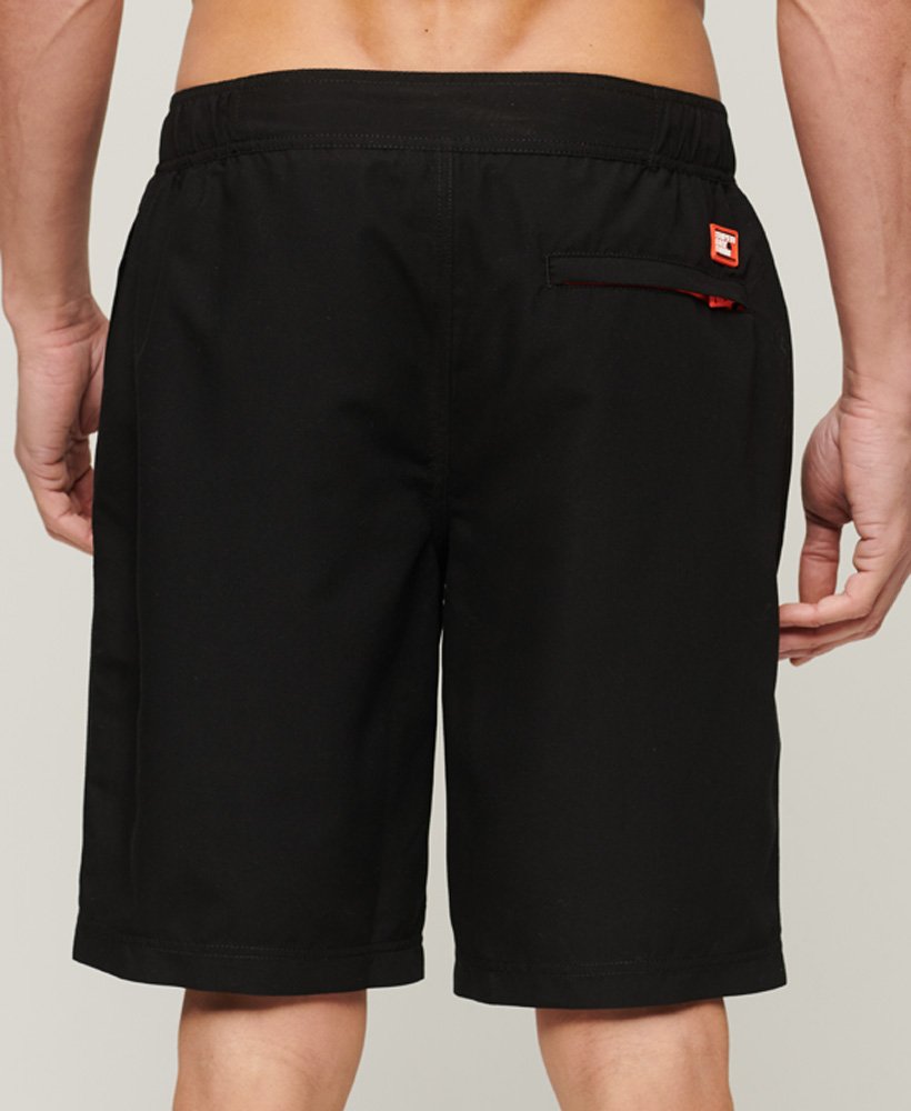 klassieke boardshorts in zwart