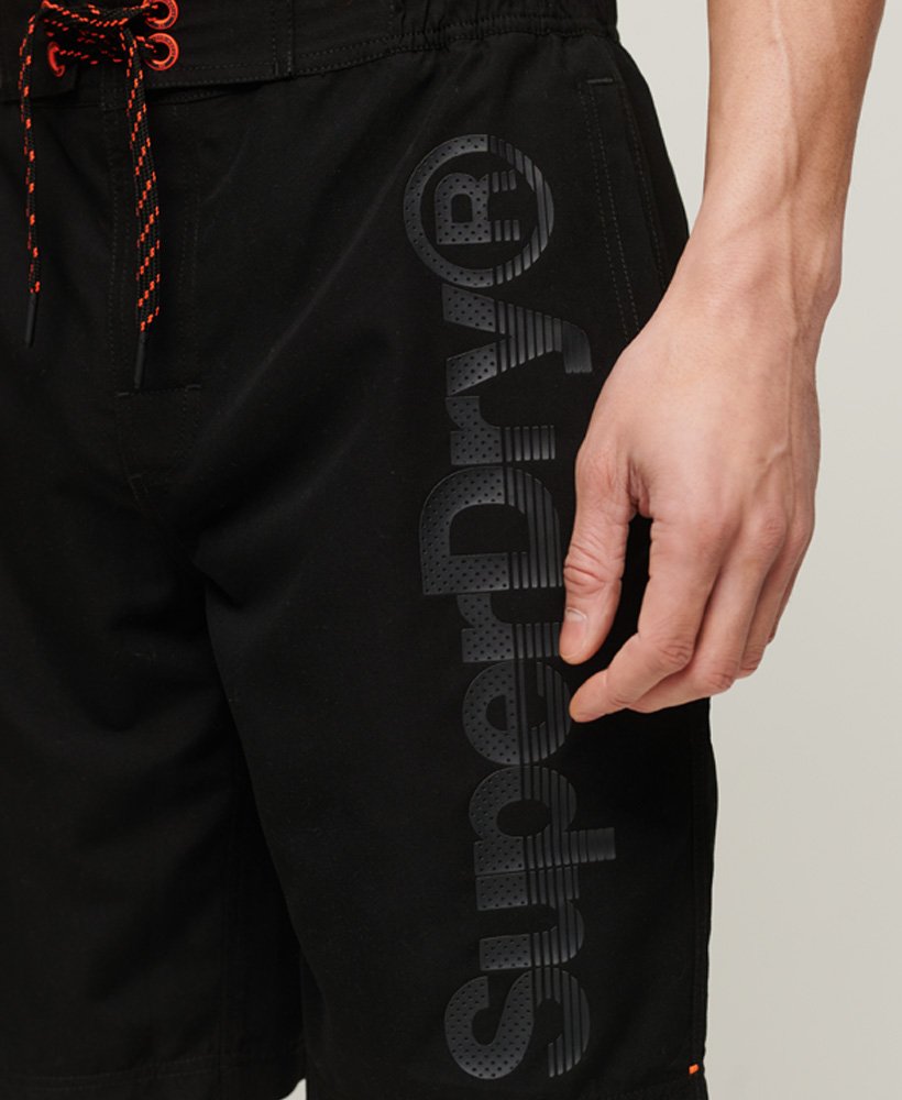 klassieke boardshorts in zwart
