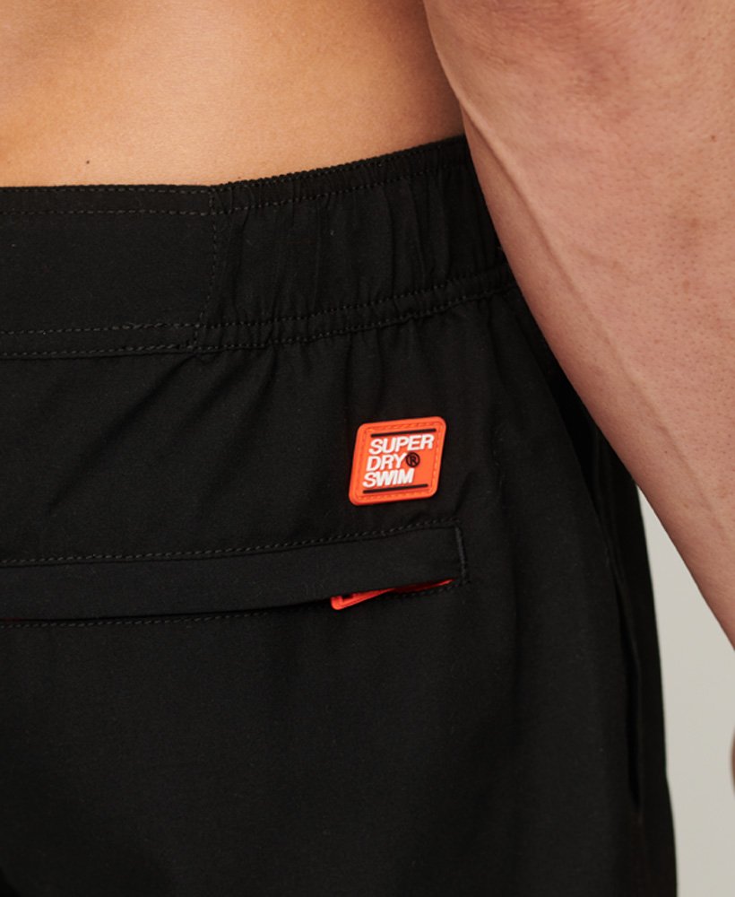 klassieke boardshorts in zwart