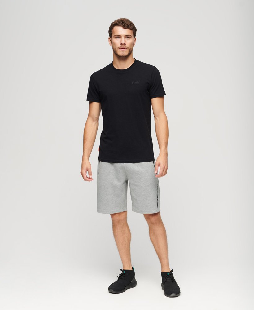 gymtech shorts in grijs gemêleerd