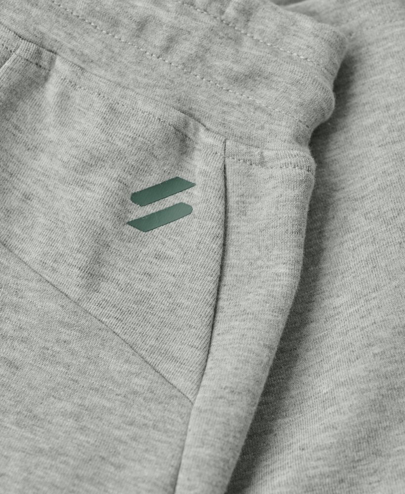 gymtech shorts in grijs gemêleerd