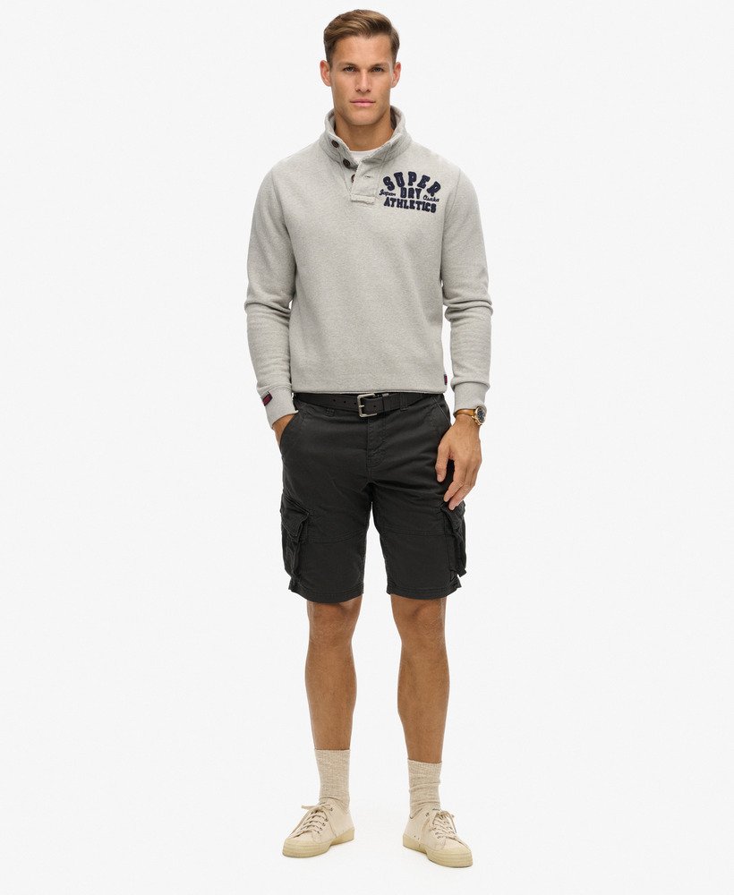 core cargo short in gewassen zwart