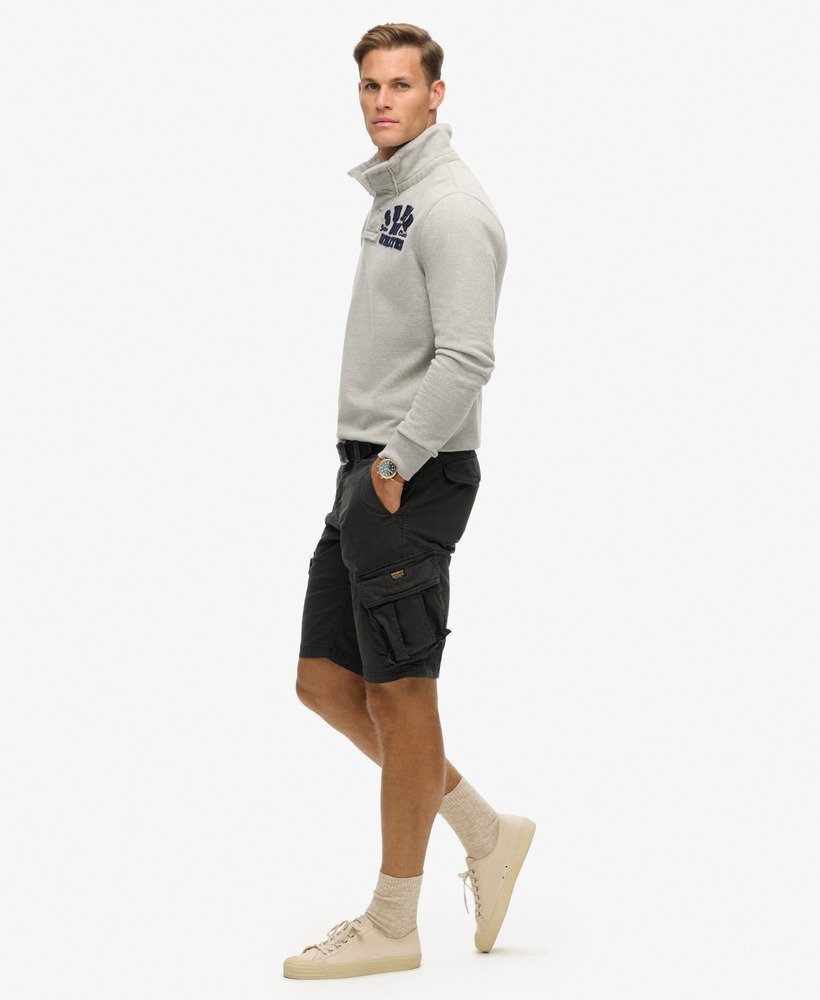 core cargo short in gewassen zwart